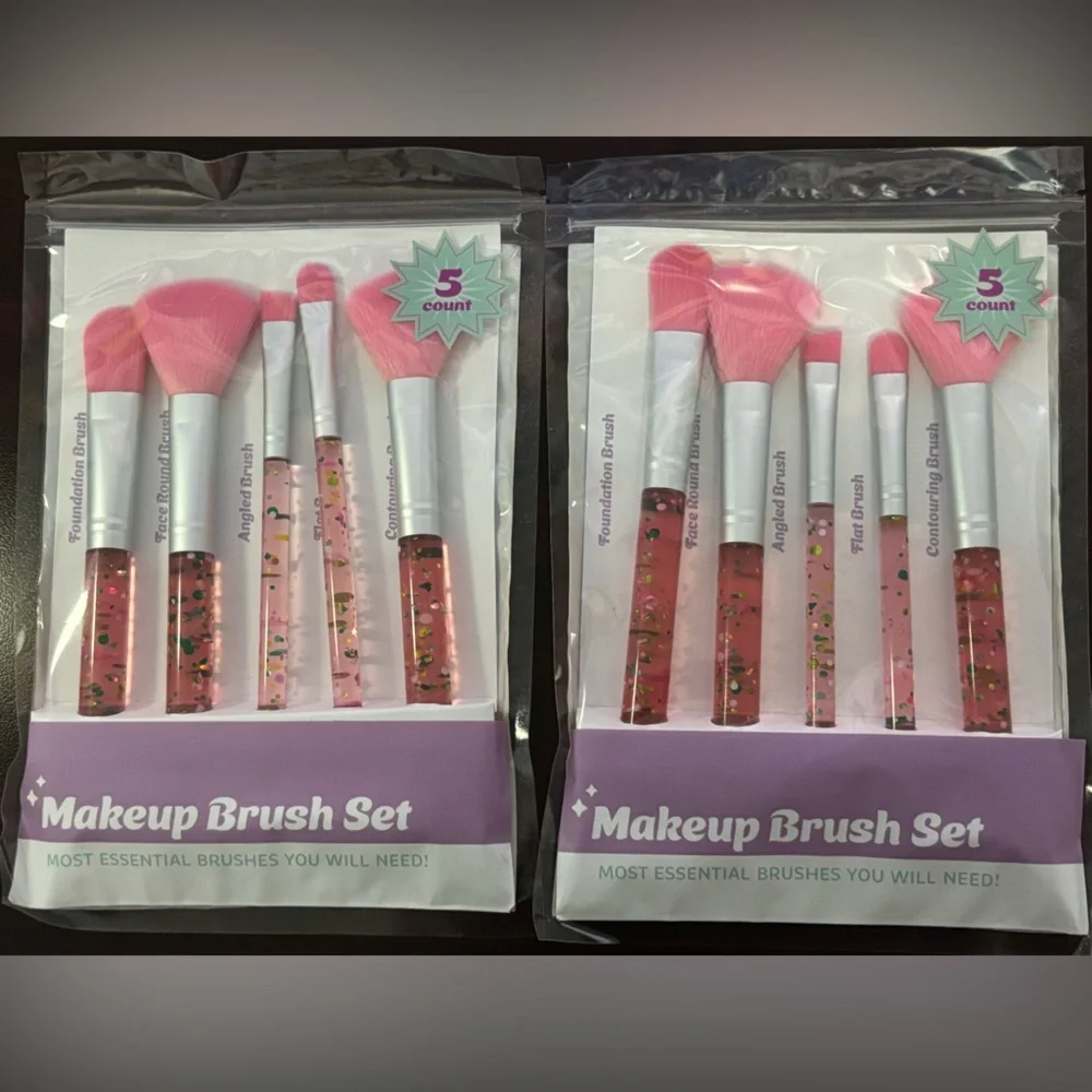 Pink Makeup Brush Set 2 pack